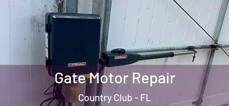 Gate Motor Repair Country Club - FL